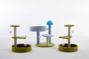 2024 thiết kế mới mèo đồ nội thất scratcher furnture mèo hoạt động leo khung với bóng sang trọng - Product Image 5