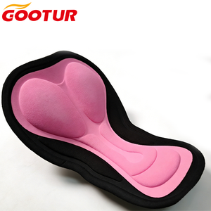 Coussin de selle de vélo 3D <span class=keywords><strong>rembourré</strong></span> pour <span class=keywords><strong>femme</strong></span>, ergonomique, absorbant les chocs, en mousse à mémoire de forme respirante et douce avec trou - Product Image 3