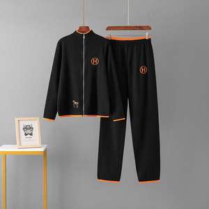 Abiti firmati <span class=keywords><strong>di</strong></span> lusso Set a <span class=keywords><strong>maglia</strong></span> da <span class=keywords><strong>donna</strong></span> design originale maglione tuta sportiva da <span class=keywords><strong>donna</strong></span> - Product Image 5