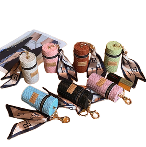 Portamonete in Pelle Ecologica <span class=keywords><strong>di</strong></span> Alta Qualità, Trendy a Forma <span class=keywords><strong>di</strong></span> Secchiello, Piccola Borsa per Rossetto da Donna, Portamonete con <span class=keywords><strong>Portachiavi</strong></span> - Product Image 1