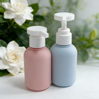 Flacon de shampooing en plastique de 100 ml, flacon de lotion cosmétique avec bouchon à rabat et pompe, toucher doux, gel douche, emballage de produits de toilette de voyage