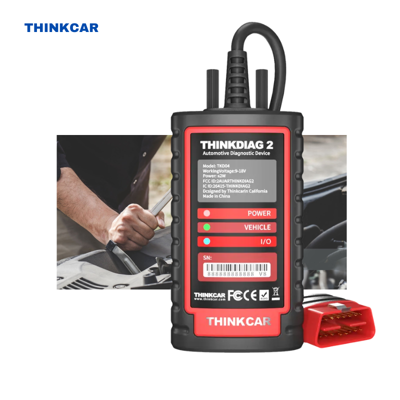 Thinkdiag 2 Scanner complet du système OBD2 Lecteur de code Outil universel de diagnostic de voiture Thinkcar