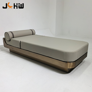 Tumbonas de <span class=keywords><strong>Playa</strong></span> Personalizables con Estructura de Acero Inoxidable, Muebles de Piscina Resistentes a la Oxidación, Tumbonas para Exteriores - Product Image 4