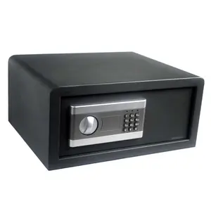 Electronic 15 17 inch laptop size safe digital hotel room safe deposit box with master passwords