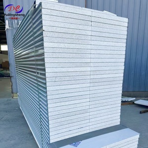 Panneau sandwich EPS sur mesure, isolé thermiquement, ignifuge, pour entrepôt, <span class=keywords><strong>garage</strong></span>, atelier - Product Image 1
