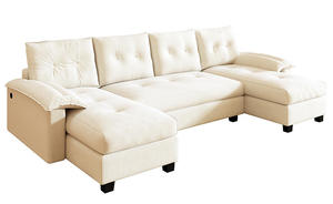 Modern <b>Convertible</b> Sofa <b>Bed</b> with Backrest New Arrival Velvet Pull-Out Extendable for Living Room Bedroom - Product Image 5