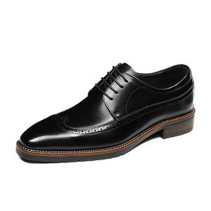 Zapatos formales de negocios que aumentan la altura, transpirables, antideslizantes, zapatos de lujo para hombre, fabricantes de zapatos de cuero de diseño personalizado. - Product Image 6
