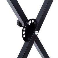 Professional Custom Iron+Plastic X-stand Folding Lightweight 2.8kg Music Keyboard Piano Stand for Electric Piano Black JH-X-03