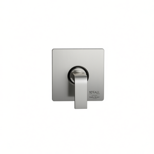 Sistema de ducha de 10 piezas para otoño, montado en pared, de níquel cepillado, con salida de cascada para bañera, diseño minimalista, accesorio para cuarto de ducha - Product Image 1