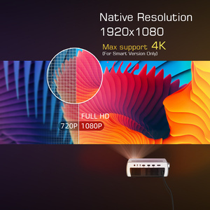 Byintek-proyector de holograma K18 3D, proyector LED LCD de películas, vídeo 1080P, teléfono inteligente portátil (40USD Extra para <span class=keywords><strong>Android</strong></span>) - Product Image 4