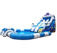 Parc aquatique gonflable de qualité commerciale avec piscine pour adultes