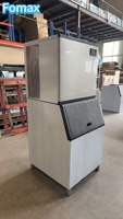 Máquina de Hielo en Cubos Comercial de 200 kg por Día, Máquina Automática de Acero Inoxidable para Hacer Hielo para Bares, Restaurantes y Negocios