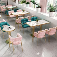 Chaise ronde de luxe en pierre frittée rose velours, mobilier commercial pour hôtels, cafés, restaurants, tables, chaises, canapés et banquettes