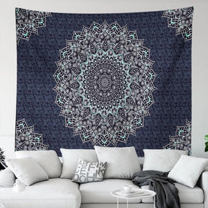 Best-seller Tapisserie Vintage Style Jacquard Toile Tenture Haute Demande Imprimé Rectangle <span class=keywords><strong>Mandala</strong></span> Nappe Décorative - Product Image 1