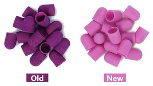 หัวขัดทรายสีม่วงเบอร์ 80 120 180 สำหรับเครื่องเจียรเล็บไฟฟ้า อุปกรณ์เสริมสำหรับทำเล็บมือและเล็บเท้า - Product Image 2