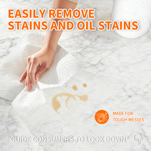 Chấp Nhận Tùy Chỉnh Cạnh Tranh Giá Giấy Nhà Bếp Trung Quốc Sản Xuất Đa Sử Dụng Nhà Bếp Màu Trắng Khăn Giấy Giao Hàng Nhanh - Product Image 6