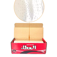 Rouleau de papier aluminium perforé 15cm x 50m pour chicha, robuste et pré-perforé, accessoires pour narguilé