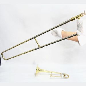 ทรอมโบนทองเหลือง บีแฟลต เคลือบทอง พร้อมกล่อง  ขายส่งเครื่องดนตรีทรอมโบน - Product Image 3