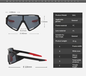 Sport Custom Sunglasses Men Transition <b>Eyewear</b> for Cycling Outdoor Use Fashion Design Photochromic Lens UV400 Glasses Case - Product Image 2
