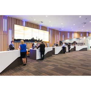 Comptoir de réception/consultation en pierre artificielle pour aéroport, protection de l'environnement, petit comptoir <span class=keywords><strong>d</strong></span>'<span class=keywords><strong>accueil</strong></span> - Product Image 1