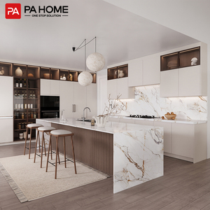 Meubles de maison modernes PA, <span class=keywords><strong>cuisine</strong></span> professionnelle <span class=keywords><strong>complète</strong></span>, plan de travail en marbre, armoire de <span class=keywords><strong>cuisine</strong></span> - Product Image 1