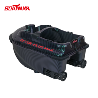 Bateau porte-appâts intelligent Boatman Actor Plus Max ABS RC 500M avec télécommande à écran tactile de 5 pouces, longue autonomie, capacité de 8 kg, sonar GPS