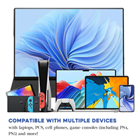 Moniteurs Portables GBOLE 14" 15.6" 16" 17.3" 18.5" Écran IPS FHD 2.5K Extenseur USB-Type-C pour Xbox/Mobile/Ordinateur Portable