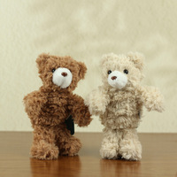 Adorable mini porte-clés en peluche ours en peluche, ours de dessin animé, ornement suspendu, poupée de grue à pinces, petit cadeau quotidien