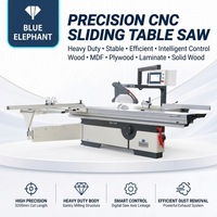 Scie à table coulissante CNC-32TA 3200 mm, scie à panneaux robuste avec lame de rainurage pour le traitement lisse du MDF et du panneau de particules