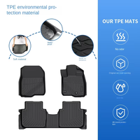 Tapis 3D 5D imperméable pour Peugeot 208 2022, accessoires de tapis, Tapi 2019-2025, tapis de sol de voiture en TPE, conduite à gauche, tapis de sol toutes saisons