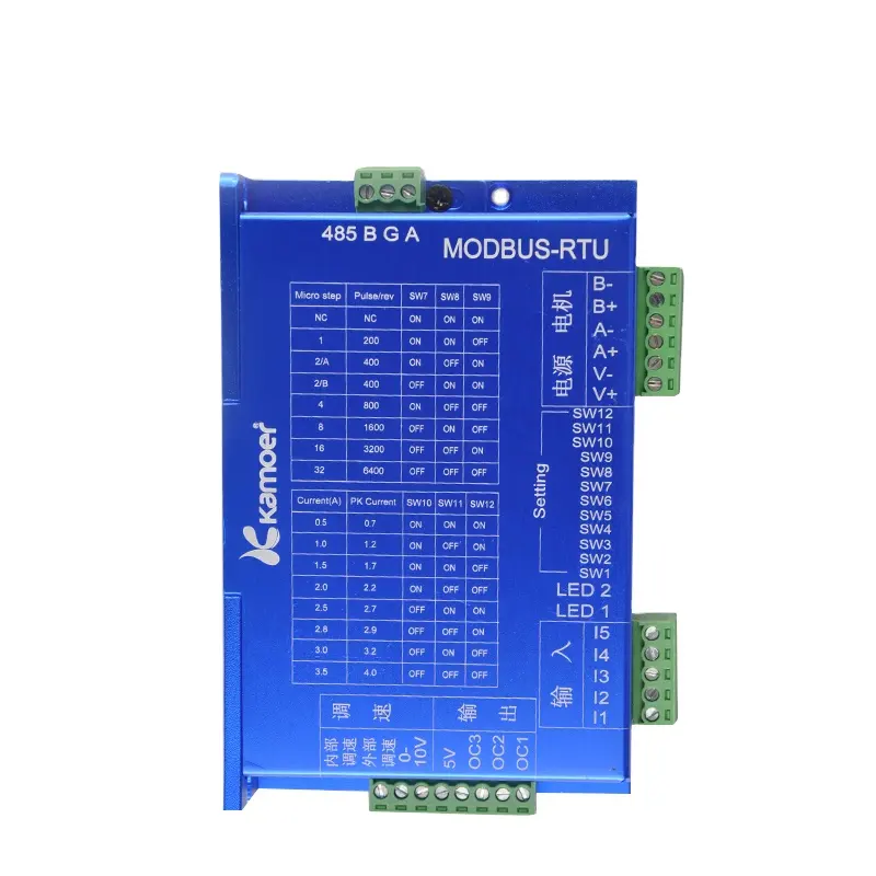 Kamoer Modbus Rtu Programmeerbare Stappenmotor Controller Driver Voor Peristaltische Pompen