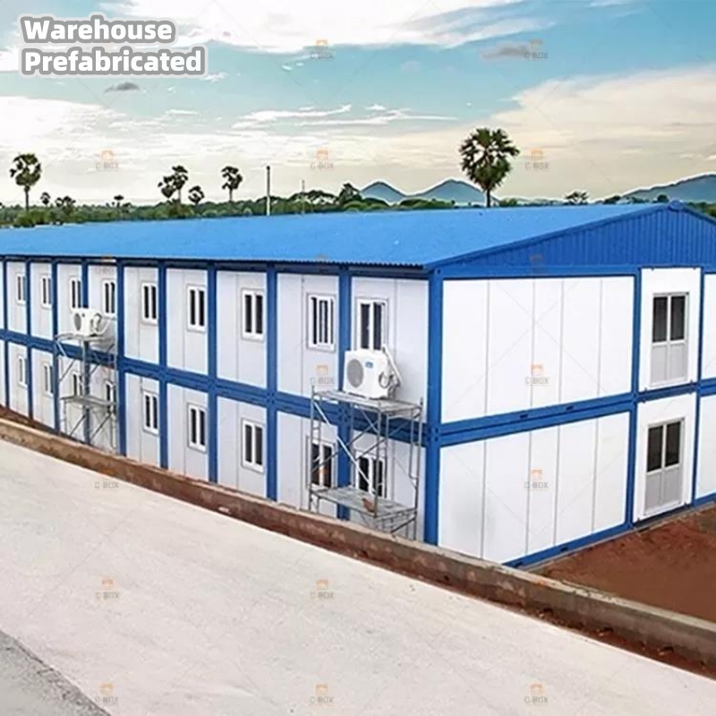 Сборный контейнерный дом, съемный складской сборный контейнерный дом для завода и склада