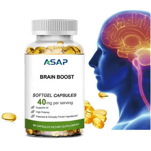 Suplemento para el cerebro de etiqueta privada Softgel mejora la función cognitiva cápsulas de Softgel para estimular el cerebro - Product Image 1