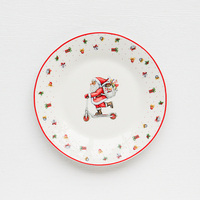 Nouvel ensemble de vaisselle en porcelaine blanche ronde écologique, assiettes plates et plats, avec options personnalisées pour la maison et la restauration