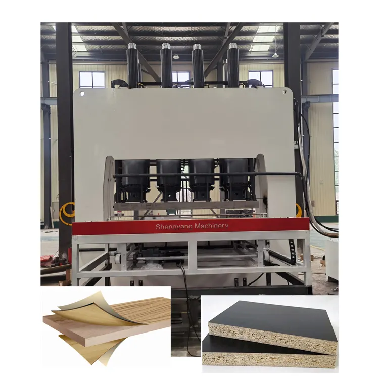 MDF laminate melamine hot press lamination machine hydraulic press 2000 tons