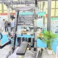 Dongli DLR19 Power Tower Smith Machine & Squat Rack - Équipement de musculation professionnel pour la maison en acier au carbone, entraînement complet du corps, crossover à câbles