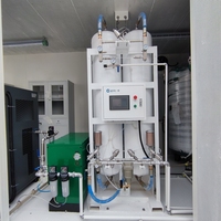 Système de générateur d'oxygène conteneurisé 30m³/h, usine d'oxygène médical PSA avec rampe de remplissage de bouteilles pour clinique distante en Afrique