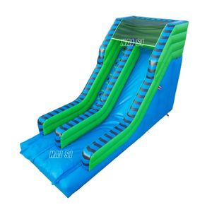 Toboggan gonflable commercial à piste unique, château gonflable à glissière sèche, toboggan de fête, château sauteur, jeux de terrain de jeu - Product Image 3