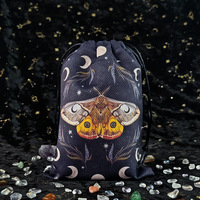 Nouvel ensemble de sacs cadeaux en velours composite 13x18 cm pour Noël, Halloween, rangement de petits objets