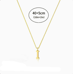 Collar de Acero Inoxidable con Letra <span class=keywords><strong>H</strong></span> de Diseño Nuevo para Hombre y Mujer, Estilo Étnico, Collar para Parejas, Accesorios Transfronterizos - Product Image 2