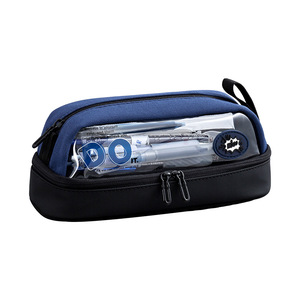 Sac à crayons transparent grande capacité multifonctionnel unisexe pour l'école primaire et le collège, rangement de fournitures scolaires - Product Image 1