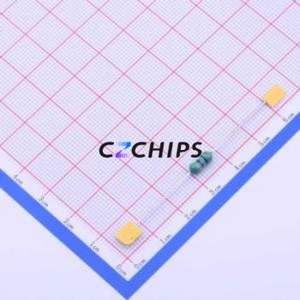 Inductor de Anillo de Color CKL0410*47uH/J-CCA T / Componente de Orificio Pasante (THT), D4xL10.5mm 47uH 5% 340mA 1.22Ohm - Product Image 2