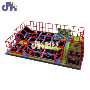 Château de saut d'intérieur de parc de <span class=keywords><strong>trampoline</strong></span> de thème de jungle pour des enfants et des adultes du fournisseur - Product Image 6