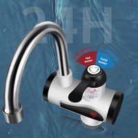 Robinet d'eau chaude instantanée électrique pour usage domestique, robinet de cuisine à chauffage instantané, affichage numérique, température constante à fréquence contrôlée