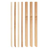 Pailles en bambou certifiées FSC, lisses, 100% naturelles et biologiques, jetables, pour usage domestique et commercial