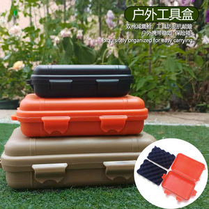 กล่องเครื่องมือกลางแจ้งกันน้ำแบบพกพา 10L วางซ้อนกันได้กันกระแทกสำหรับตั้งแคมป์เดินป่าอุปกรณ์เอาตัวรอด - Product Image 5