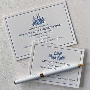 Biglietti personalizzati di lusso di lusso stampa a colori tipografia cartoline d'invito di ringraziamento cartoline personalizzate per la festa - Product Image 3