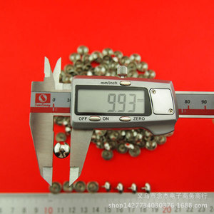 <b>Silver</b> 10x10mm Round <b>Door</b> Studs Furniture Hardware Cabinet Decorative Tacks Durable Iron Pushpins - Product Image 2