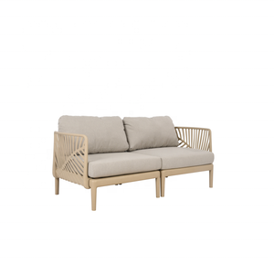 Chất Lượng Cao Nhựa Vườn Sofa Đồ Nội Thất Phòng Khách 2 Chỗ Ngồi Sofa Set Thiết Kế Nhựa Hồ Bơi Sofa - Product Image 1