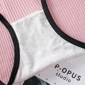 Culotte en coton doux pour femmes, 6 pièces, sous-vêtement Sexy, ajouré, <span class=keywords><strong>Sport</strong></span>, mode, Lingerie, couleur unie - Product Image 6